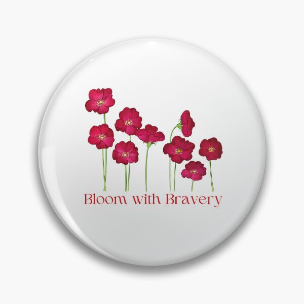 Item preview, Bloom with Bravery – Poppy Flower VE Day Tribute designed and sold by TiggsnPigsArt.