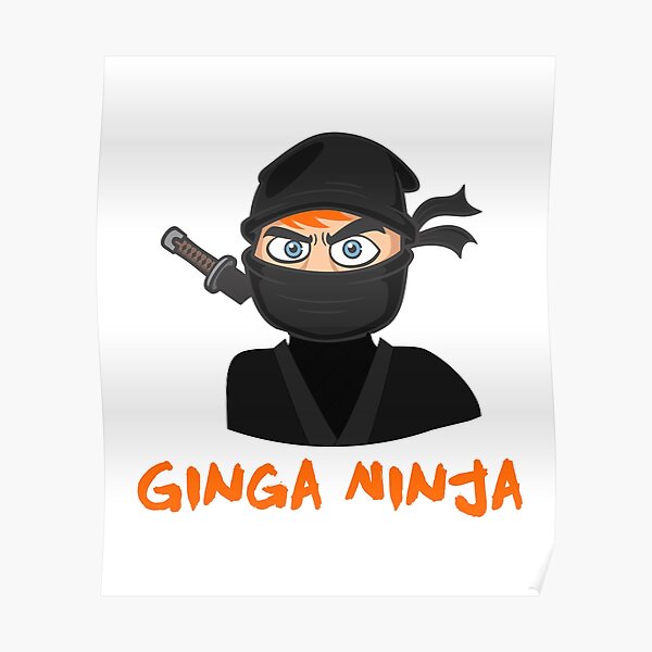 Posters Ninja De Jengibre Redbubble - ninjas caramelos roblox