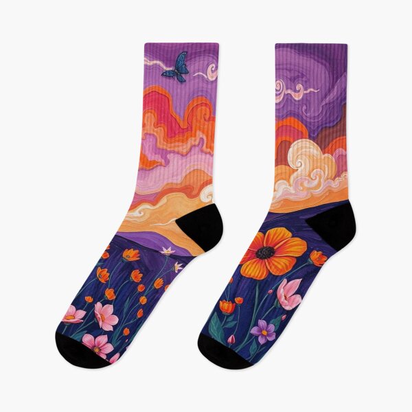 Item preview, Purple and orange landscape designed and sold by Simplybe1.