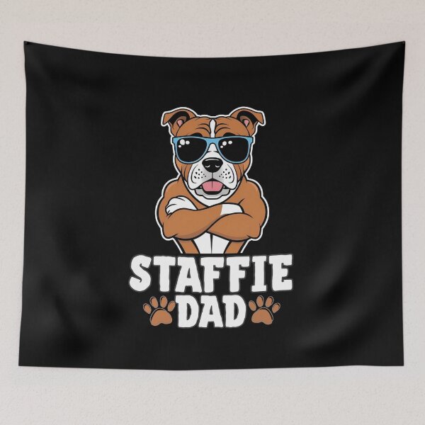 Item preview, Staffordshire Terrier Dad – Strong, Loyal, and Proud designed and sold by GoodyPaws.