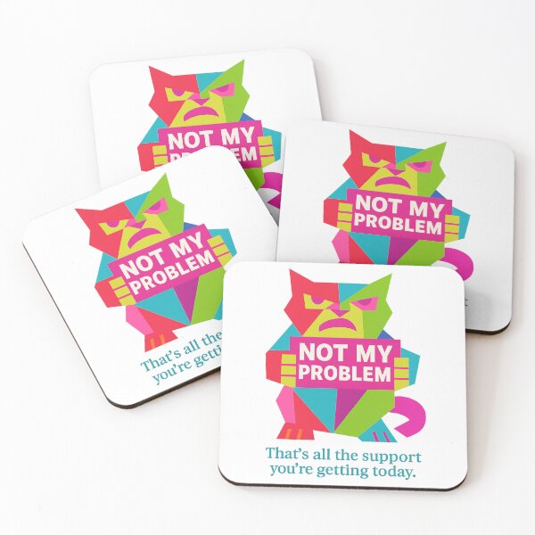 Item preview, Not My Concern – Card and Print Design for Remote Workers | Witty Home Decor designed and sold by JustMeditateIt.