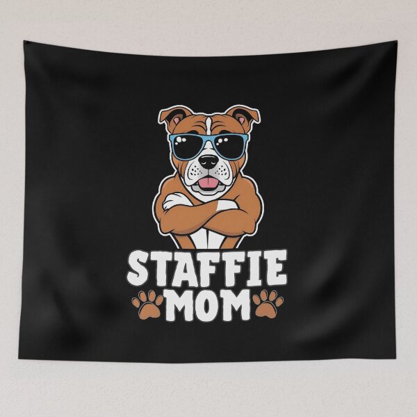 Item preview, Staffordshire Terrier Mom – Fierce, Loyal, and Full of Love designed and sold by GoodyPaws.
