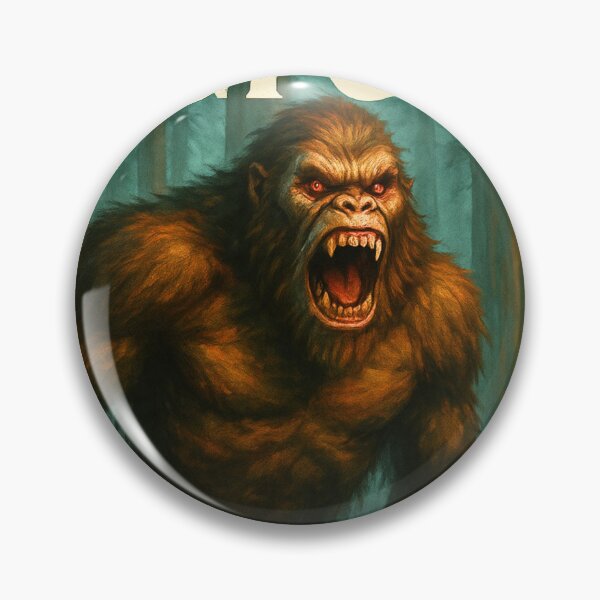 Artikelvorschau, Bigfoot Welcome to California – Horror Cryptid Cover Art entworfen und verkauft von sunsetwatcher.