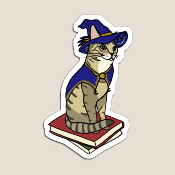 Aperçu de l'œuvre Witchy Matilde (seul chat) créée et vendue par Purrfectionista.