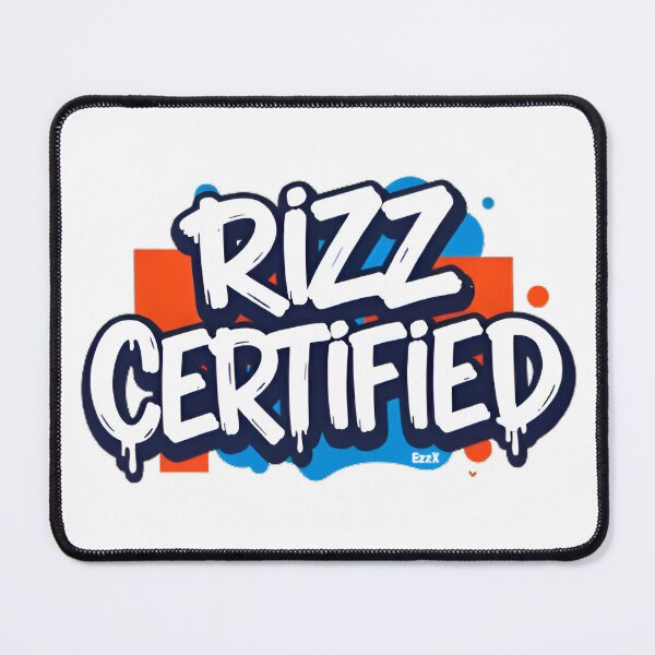Item preview, Rizz Certified Funny Slang Aesthetic Design by EzzX designed and sold by EzzX.