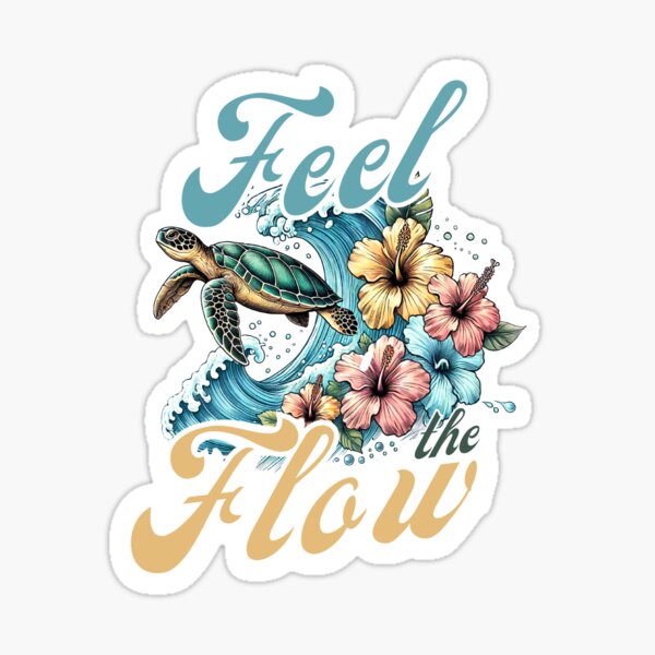 Item preview, Feel the Flow - Magie des Meeres – Reise der Schildkröte designed and sold by KBcreativestudioShop.