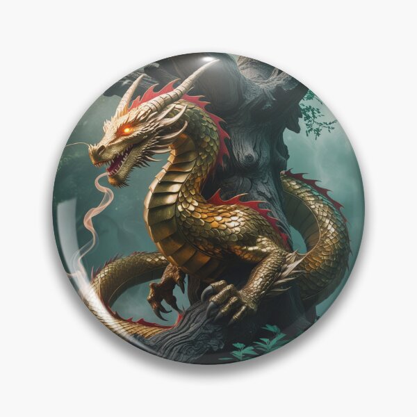 Item preview, dragón dorado designed and sold by MerlinWear.