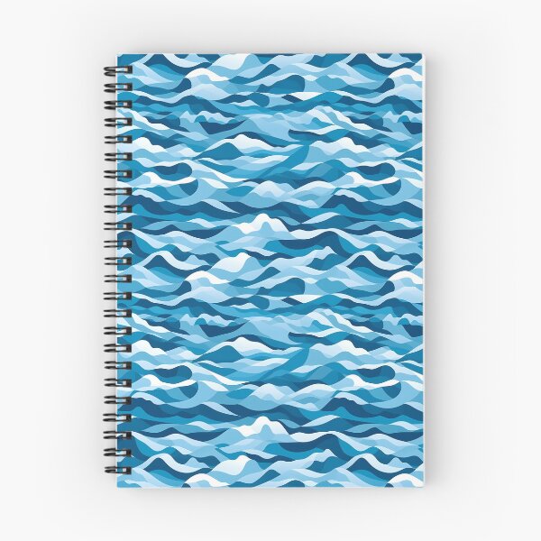 Item preview, Marine Blue Wave Camouflage Stealth and Style at Sea designed and sold by 89BLACK.