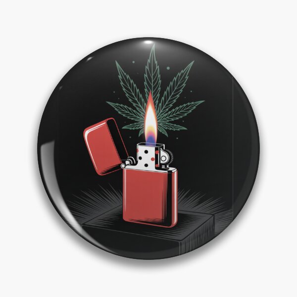 Item preview, Red marijuana lighter designed and sold by Rafael Romero.