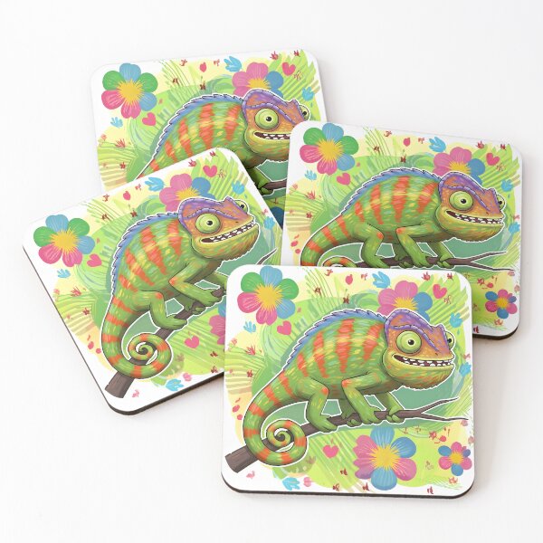 Item preview, Colorful Happy Chameleon Friend designed and sold by AgingeR.