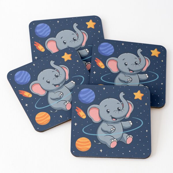 Item preview, Happy cute elephant  designed and sold by cu-animals-te.