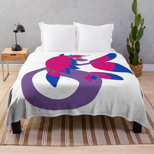 Item preview, Bisexual Pride MerUnicorn designed and sold by RedVioletShirts.