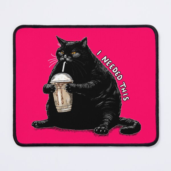 Item preview, Chonky Cat I Needed This Caramel Iced Frappe designed and sold by KilkennyCat Art.