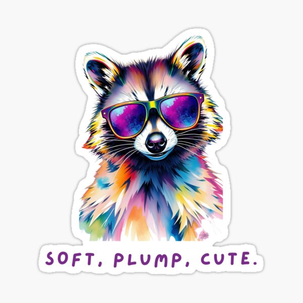 Item preview, Cool raccoon – urban style with sunglasses designed and sold by MAXANDERDESIGN.