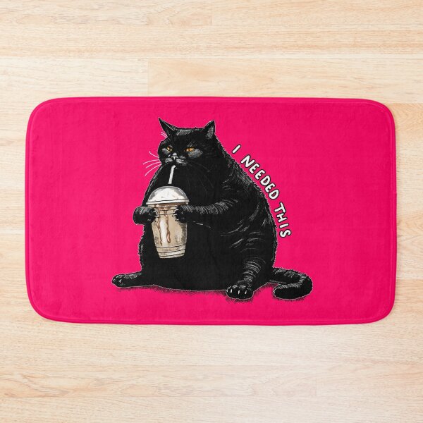 Item preview, Chonky Cat I Needed This Caramel Iced Frappe designed and sold by KilkennyCat Art.