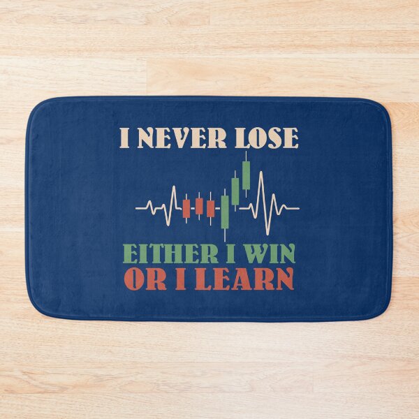 Item preview, Trading Stock Market Inspirational I Never Lose Either I Win or I Learn designed and sold by alenaz.