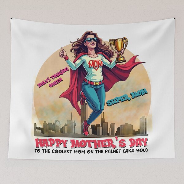 Item preview, SuperMom Vibes Only! ?? #1 Mom Trophy Edition designed and sold by Pulse Creativity Designs.