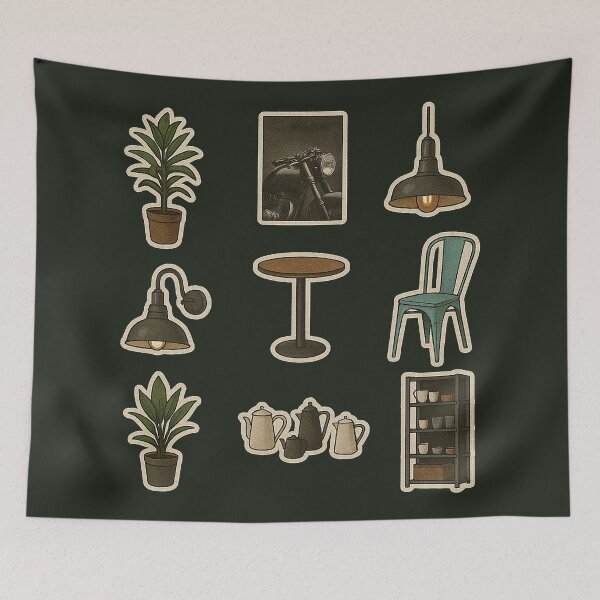 Item preview, Urban Industrial Cafe Collection designed and sold by zzz888.