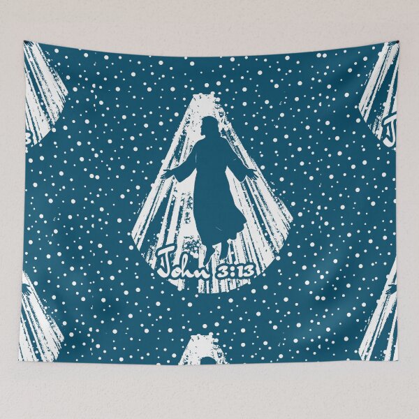 Item preview, Ascension of Jesus – Minimal Silhouette Design - White designed and sold by ZechJohnRB.