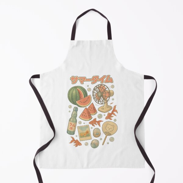 Aperçu de l'œuvre Vintage Japanese Summer – Retro Nostalgic Objects Collage créée et vendue par Oni Zuka.