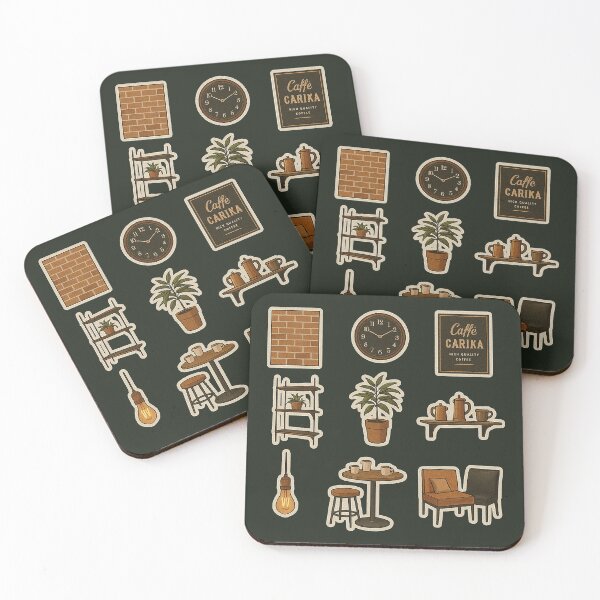 Item preview, Vintage Coffee Shop Essentials designed and sold by zzz888.