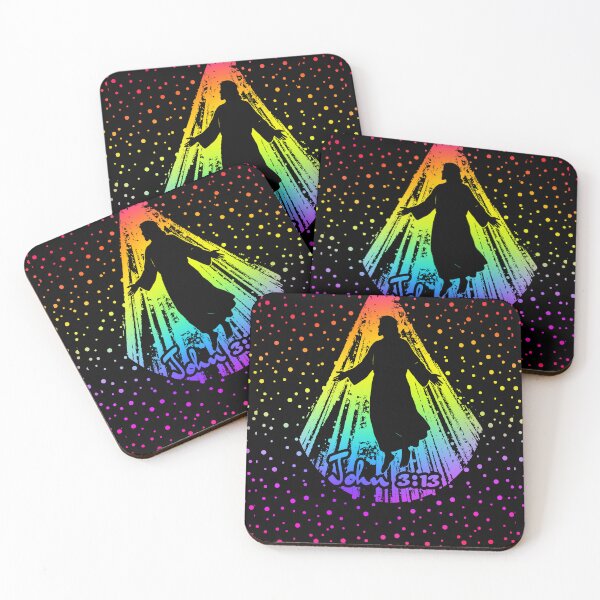 Item preview, Ascension of Jesus – Minimal Silhouette Design - Multicolor Rainbow color designed and sold by ZechJohnRB.