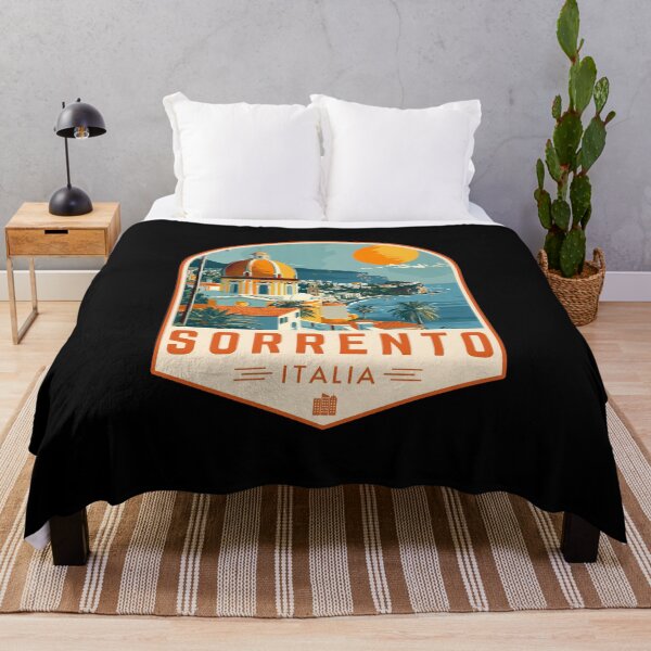 Item preview, Sorrento in Campania, Italy Vintage Travel Art Badge designed and sold by MaateoDesign.