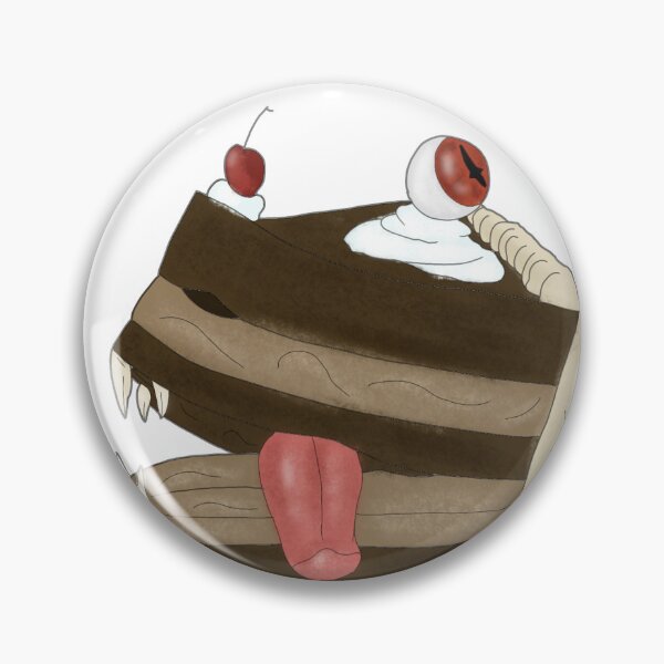 Item preview, Man-Eating Slice of Chocolate Cake designed and sold by Aydelle-Creates.