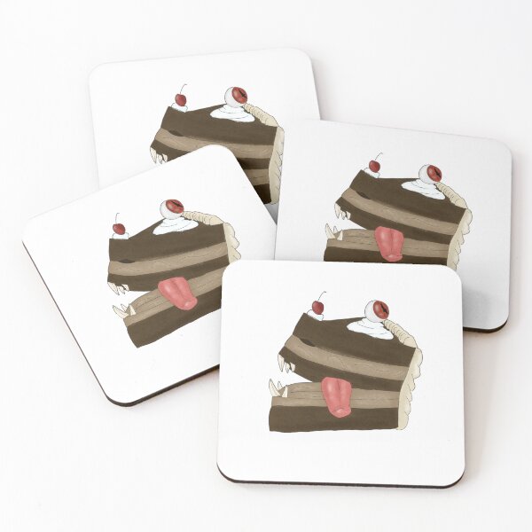 Item preview, Man-Eating Slice of Chocolate Cake designed and sold by Aydelle-Creates.