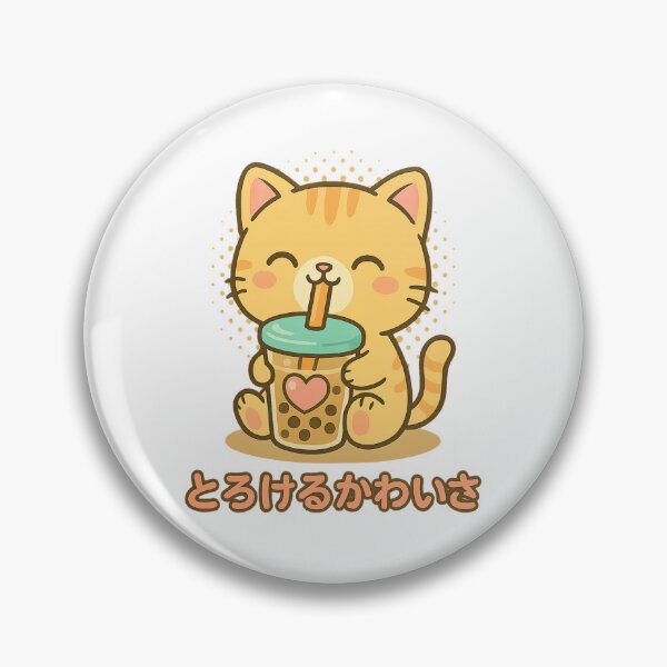 Item preview, Boba Tea Cat – Cute Kawaii Bubble Drink Kitty Design designed and sold by Oni  Zuka.