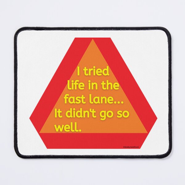 Item preview, I tried life in the fast lane It didn't go so well designed and sold by giddygoldfinch.