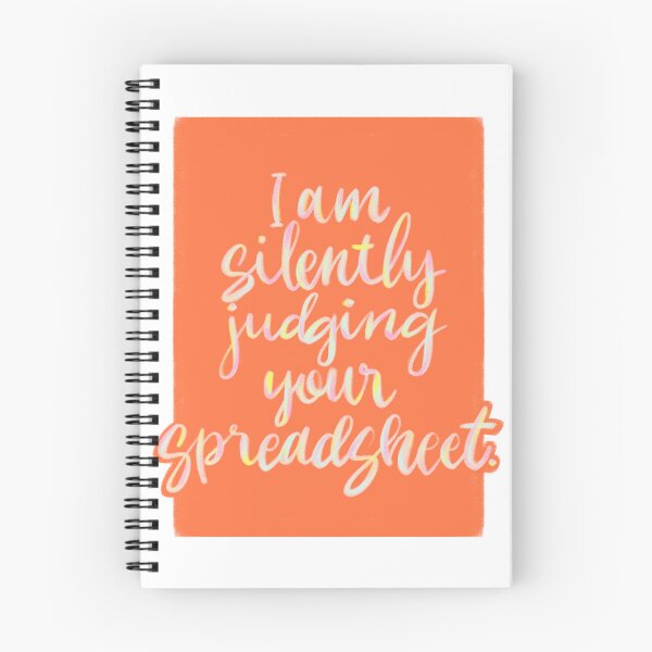 Item preview, Judging your spreadsheet - Office Humor Word Art designed and sold by OopsieWeArted.