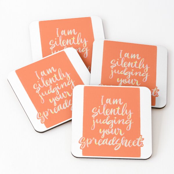 Item preview, Judging your spreadsheet - Office Humor Word Art designed and sold by OopsieWeArted.