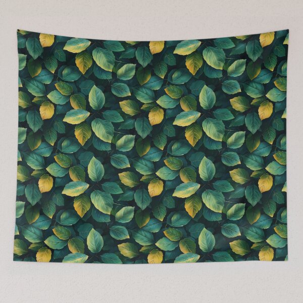 Item preview, Varied Green Leaf Pattern designed and sold by NTGUILTY.