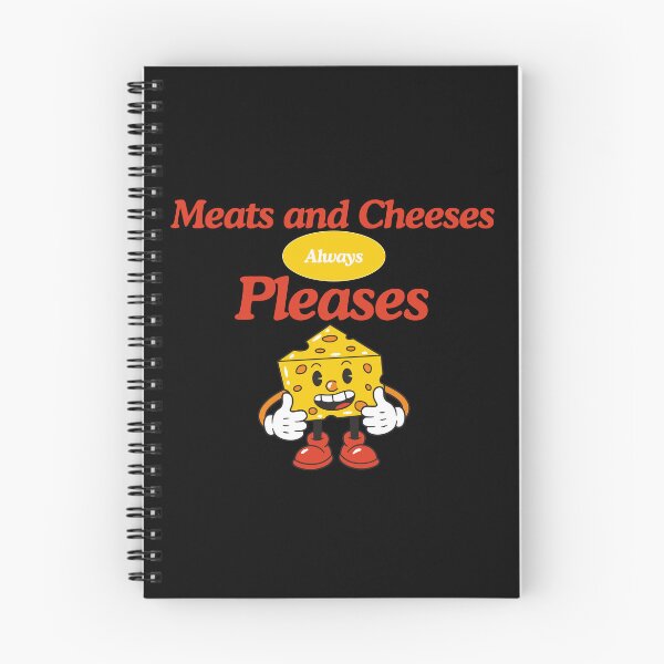 Item preview, Meats and Cheeses Always Pleases – Retro Cheese Cartoon designed and sold by Mushette.