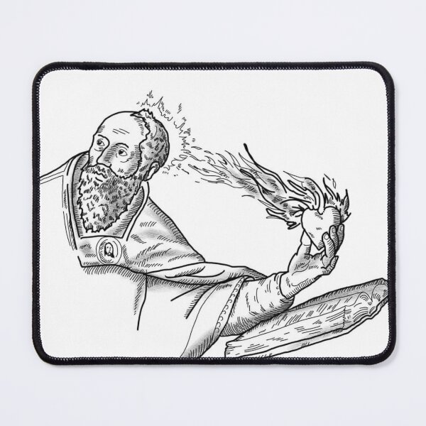Item preview, Saint Augustine – Digital portrait of a philosophical figure designed and sold by charlyele.