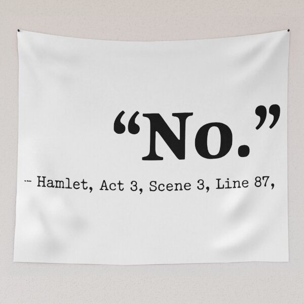 Item preview, Para citar a Hamlet… designed and sold by Angry Swan Designs.