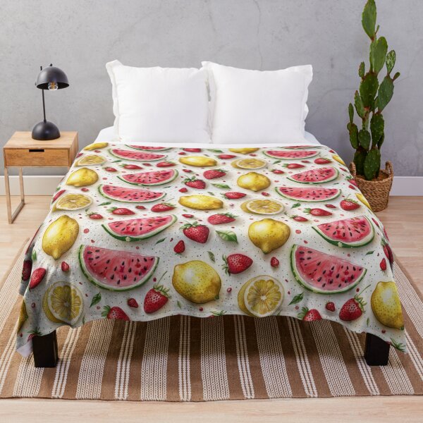 Item preview, Vibrant Summer Fruits Pattern designed and sold by NTGUILTY.