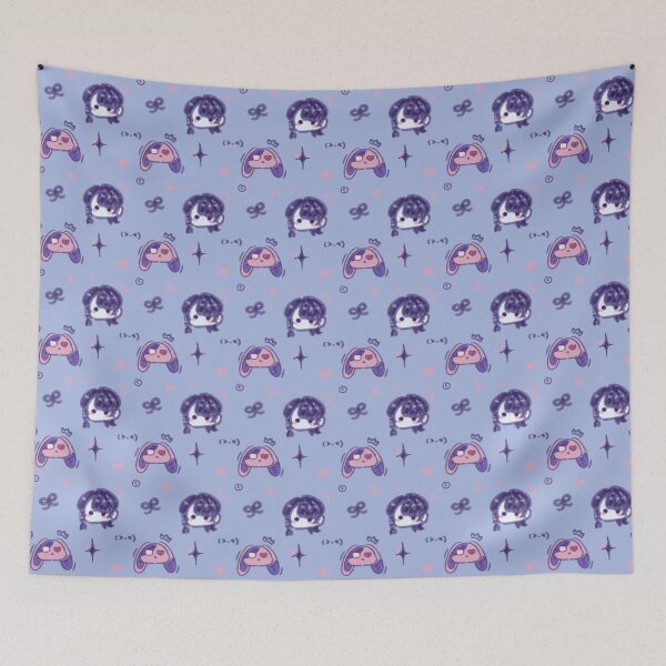 Item preview, Cute Pastel Bunny and Kawaii Chibi Pattern designed and sold by _xu4nz_.