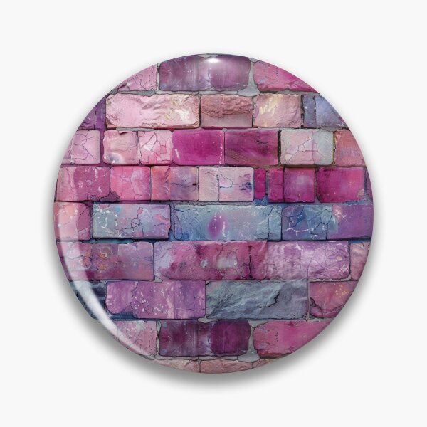 Item preview, Abstract Pink Purple Brick Wall designed and sold by NTGUILTY.
