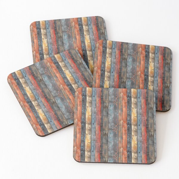 Item preview, Rustic Multicolored Wood Planks designed and sold by NTGUILTY.
