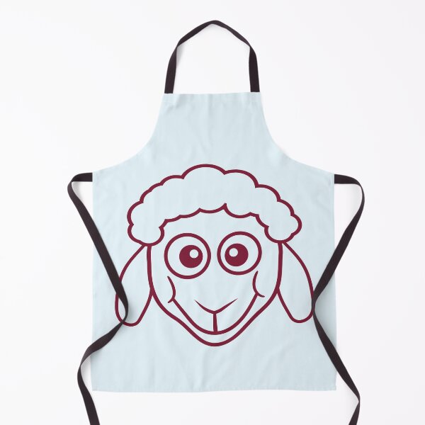 Item preview, Sheep Face Head Cute Sweet Little Lamb Cool Comic designed and sold by shirt-o-mat.