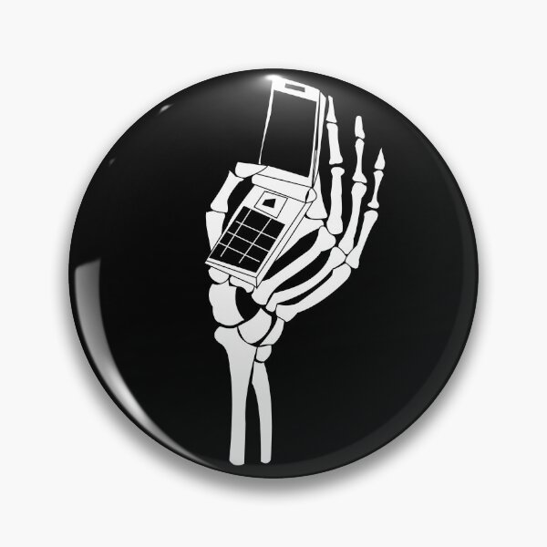 Item preview, Y2K flip phone skeleton - skelly things collection designed and sold by Curse Of Ra.