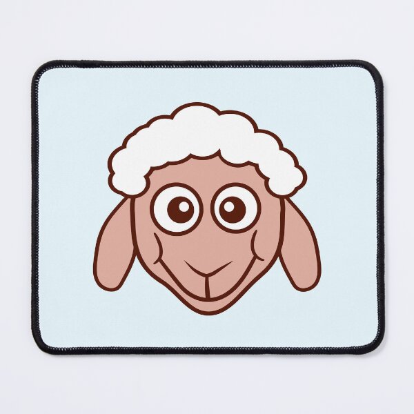 Item preview, Sheep Face Head Cute Sweet Little Lamb Cool Comic designed and sold by shirt-o-mat.