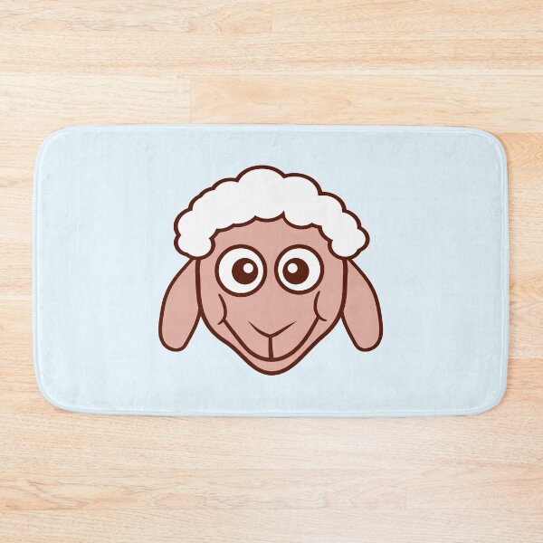 Item preview, Sheep Face Head Cute Sweet Little Lamb Cool Comic designed and sold by shirt-o-mat.