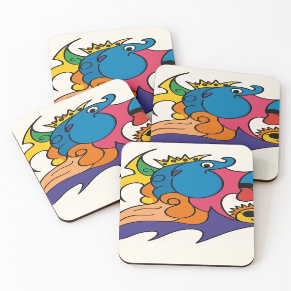 Item preview, Fantasy creature with crown – Colorful and cheerful designed and sold by artbyefi.
