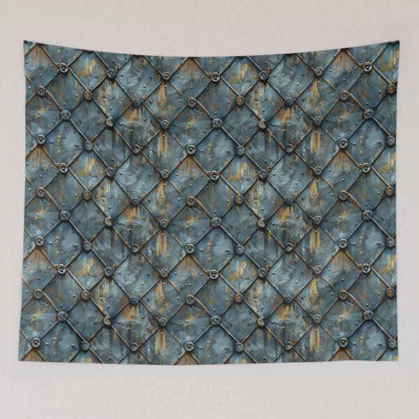 Item preview, Rusty Metal Grid Texture designed and sold by NTGUILTY.