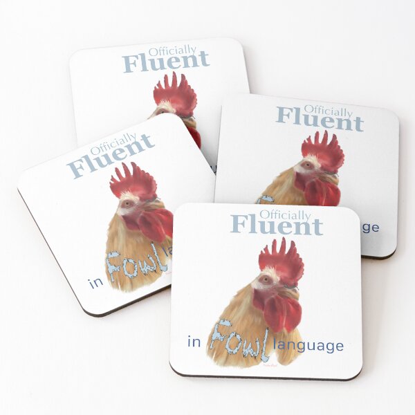 Item preview, Fluent in fowl language designed and sold by ArtRoyal13.