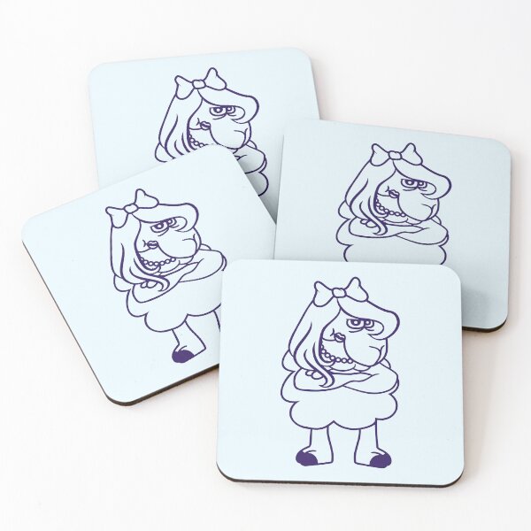 Item preview, Sheep Insulted Girl Woman Pretty Fun Female Angry designed and sold by shirt-o-mat.