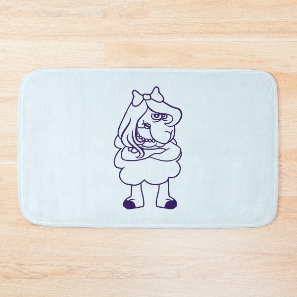 Item preview, Sheep Insulted Girl Woman Pretty Fun Female Angry designed and sold by shirt-o-mat.